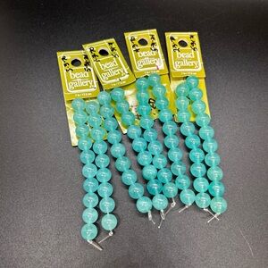 Green Aquamarine Quartzite Stone BEADS ~ Round ~ Bead Gallery ~ 8 Strands ~ 10mm